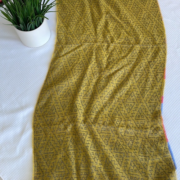 Sol Alpaca, Then and Now Patten , New With Tags, Fringed Scarf - Picture 9 of 10
